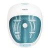 HoMedics Spa pour Pied – Bain a remous et Masseur pour les pieds avec Chaleur – Bain à Bulles avec Bande Turbo, Pierre Ponce 