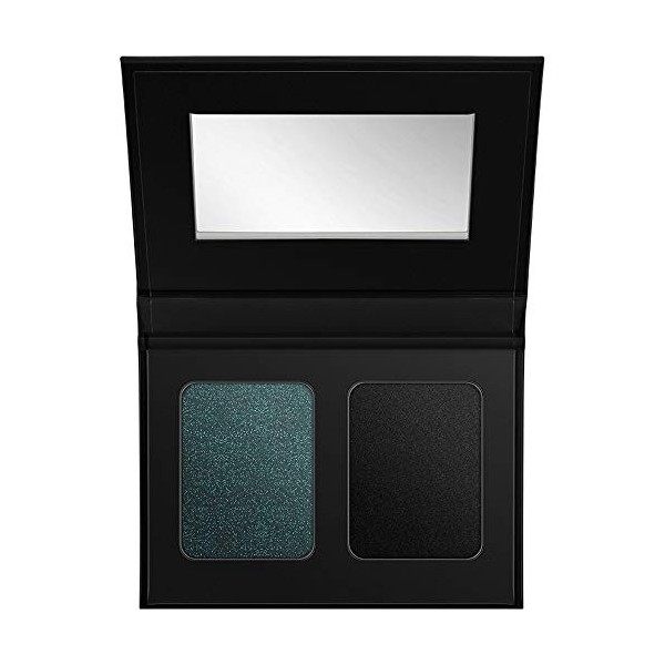 LOréal Paris Isabel Marant Wanted Limited Edition Duo Fard à Paupières Smoke, Noir mat et Bleu Shimmer, Idéal pour Smoky Eye