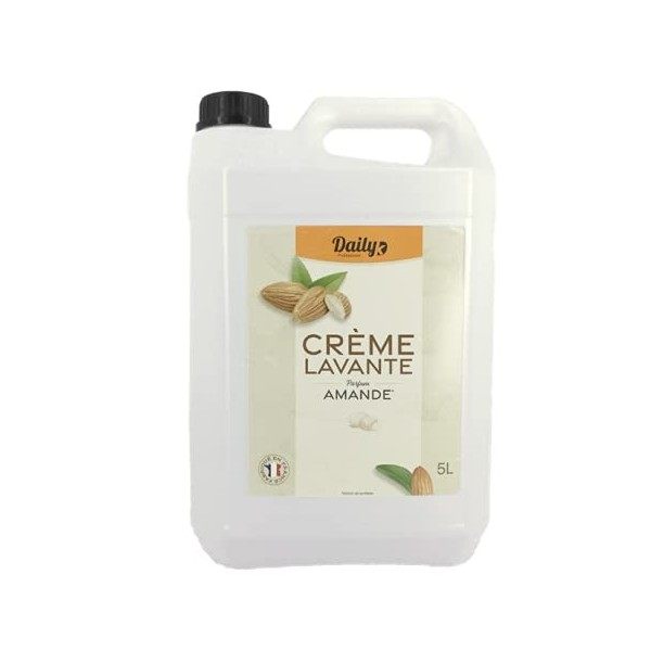 Delaisy Kargo Savon Liquide Mains - Main Crème Lavante Pour Gel Lavant Parfum Amande Douce Bidon 5L