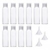 Flacons De Voyage Avion 10 Bouteilles En Plastique Et 3 Petits Entonnoirs Kit De Flacons De Voyage Flacon Vide Plastique Pour