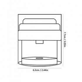 Lot de 4 flacons à pompe sans air pour hydratants, flacons cosmétiques rechargeables, distributeurs à pompe de voyage, pots v