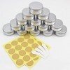 YankMooM Lot de 15 pots vides en aluminium de 50 ml pour cosmétiques, travaux manuels, bougies, crèmes, échantillons, poudres