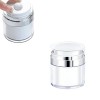 3 Pots Airless Pump Bottles Cosmetic Cream Jar, Refillable Drunk Elephant Container Vacuum Bottle, Portable Flacon Voyage Con