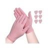 Donfri Gants fins en coton Gants de travail Masque pour les mains des femmes Névrodermite Soins des mains Gants hydratants Co