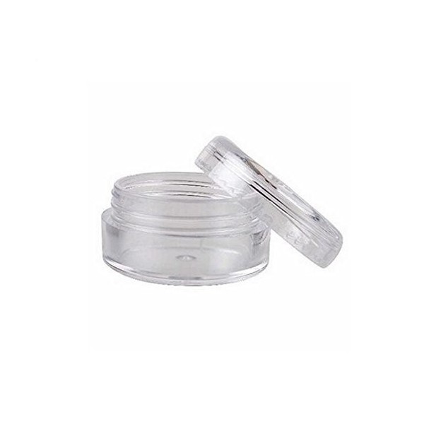 50PCS 0.35Oz 10ML Vide Vide Contenant cosmétique en Plastique réutilisable Pot Pot Case Voyage Bouteille boîte avec Couvercle