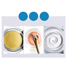 30pcs 5g/5m Noir Contenants Cosmétiques avec Mini Spatule, Petite Pots Ronds Clairs Vides Pots Déchantillons de Voyage pour 