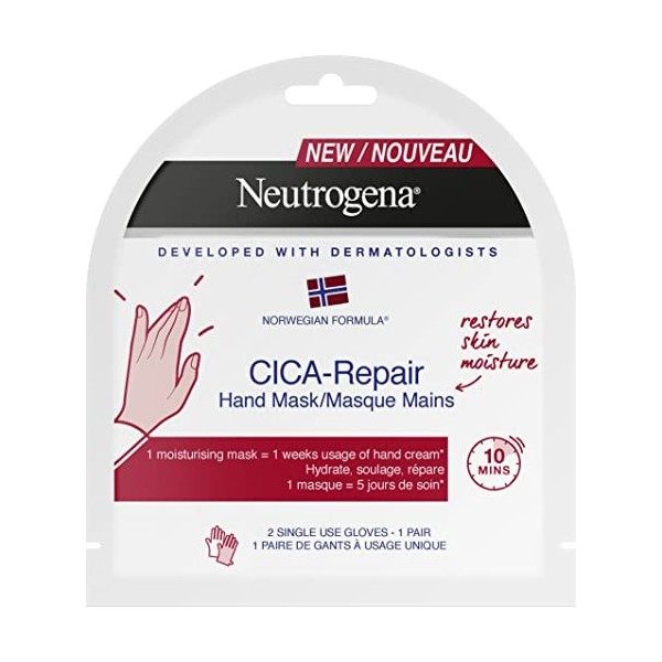 Neutrogena Formule Norvégienne, Masque Mains Cica Repair, 1 Unité