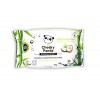 The Cheeky Panda Bambou Lingettes Nettoyantes Visage | Parfumées à la noix de coco | 25 x Lingettes Nettoyantes | Demaquillag