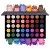 Palette de fards à paupières 48 couleurs exotiques Flavors Luxurious Blendable Glitter Shimmer Matte Eye Shadow Facile à colo