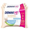 DemakUp Sensitive Lingette à Démaquiller - Visage et Yeux - Peaux Sèches et Sensibles - 23 Lingettes