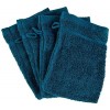 De Witte Lietaer 194691 Stephanie Lot de 4 Gants de Toilette Coton Gris Clair 540 g/m² 15 x 22 x 1 cm