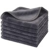 KinHwa Serviette Visage Microfibre lot de 6 Démaquillante lavable lingettes demaquillantes Réutilisable visage Ultra-douce po