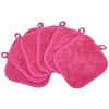 BloomSesame Lot de 12 chiffons démaquillants réutilisables en microfibre douce pour le visage, les yeux, les lèvres - 5 x 5in