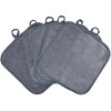 BloomSesame Lot de 12 chiffons démaquillants réutilisables en microfibre douce pour le visage, les yeux, les lèvres - 5 x 5in