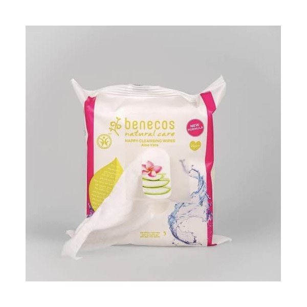 Benecos Vegan Facial Cleansing Wipes 25 per pack