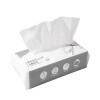 Lot de 2 paquets de 160 lingettes douces pour le visage en coton pour peaux sensibles, lingettes démaquillantes parfaites pou