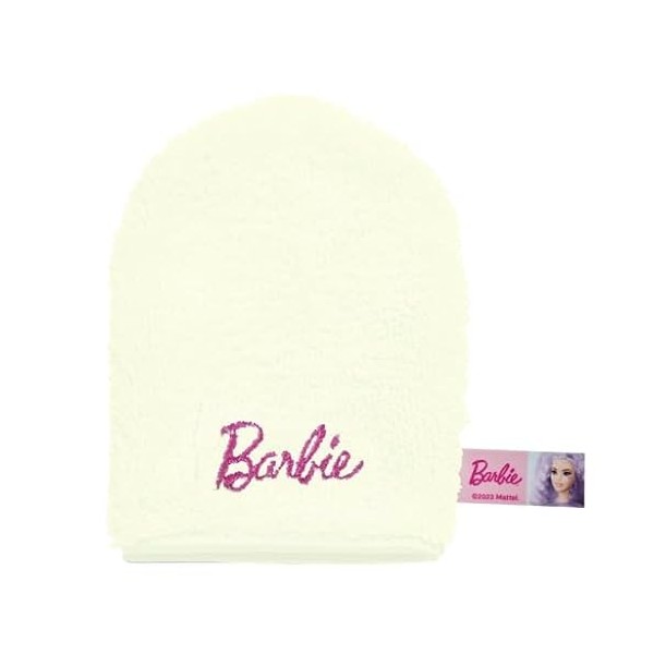 Barbie™ GLOV® Gant de Toilette Nettoyant Visage Serviette Microfibre Lingettes Nettoyantes Demaquillage Visage Soin Visage Dé