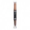 Manhattan Eyemazing Double Effect Crayon eye-liner et fard à paupières rotatif 2 en 1 - Couleur marron 002 Molten Metal - 1