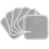 Vivote Lingettes nettoyantes pour le visage en microfibre 20x20cm Lingette démaquillante douce en flanelle Gant de toilette b