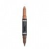 Manhattan Eyemazing Double Effect Crayon eye-liner et fard à paupières rotatif 2 en 1 - Couleur marron 002 Molten Metal - 1