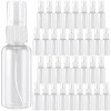 EOGRFW Lot de 35 petits flacons pulvérisateurs de 30 ml à remplir, vides et fines, transparents, mini vaporisateurs portables