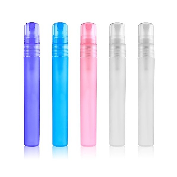 Cobee Mini flacons vaporisateurs portables, flacons de parfum rechargeables de 10 ml, taille voyage, petit échantillon, boîte