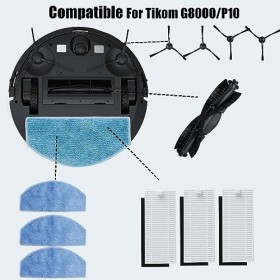 DianSung pièces de Rechange pour Tikom G8000/G8000Pro/pour Honiture G20/G20Pro/pour Laresar Evol 3 Accessoires aspirateur Rob