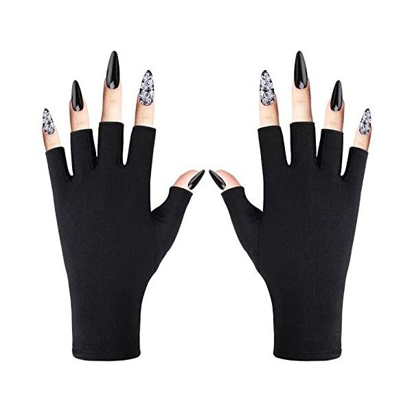 Molain Gants anti-UV, gants de manucure en gel, gants de protection professionnelle pour manucure, nail art, soins de la peau