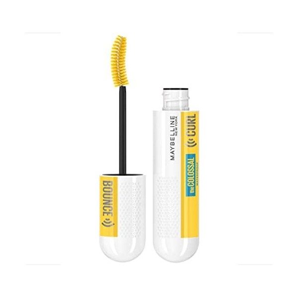 Maybelline New York - Mascara Volume & Courbe Waterproof - Colossal Curl Bounce Waterproof - Teinte : Very Black - 10 ml