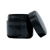 1 pot de maquillage vide en plastique noir rechargeable de 20 ml gel UV, conteneur de voyage, maquillage, échantillons, crèm