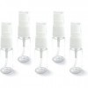 Lot de 5 flacons vaporisateurs de 10 ml en plastique transparent - Pour femme et homme - Rechargeable - Articles de toilette 