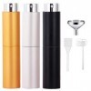 SONGQEE Mini atomiseur de parfum portable rechargeable, flacon de parfum, vaporisateur de parfum, flacons de voyage, atomiseu