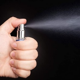 Bouteilles rechargeables pour parfum de voyage Bleu/rouge/noir