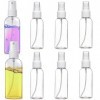 MORJCG Lot de 6 petits flacons vaporisateurs vides de 50 ml - Mini flacons pulvérisateurs pour parfum, cosmétiques et liquide