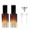 SONGQEE Atomiseur de parfum rechargeable, mini flacons vaporisateurs de parfum de voyage vides en verre portable pour parfum 