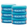 OKeeffes K0320001-4 Sain Pieds Crème de Pieds en Pot Lot de 4 , 3.2 Oz - Bleu, 6- Pack