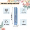 Lot de 4 atomiseurs de parfum, 5 ml rechargeables - Mini atomiseurs de voyage vides avec fenêtre visuelle pour huiles essenti