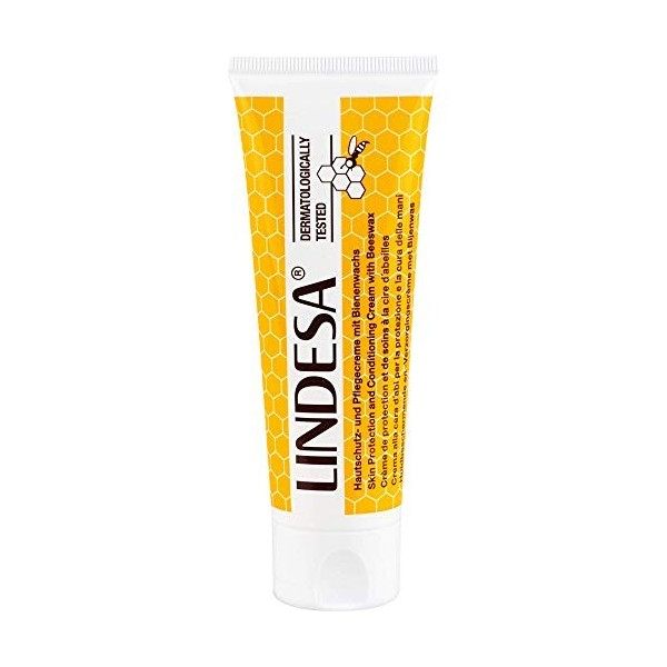 LINDESA Hautschutz- und Pflegecreme mit Bienenwachs, 75 ml Crème