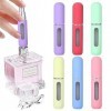 6 Pcs Vaporisateur Parfum 5ml Vaporisateur Parfum Voyage Vaporisateur Parfum Vide Flacon Parfum Rechargeable Mini Flacon Parf