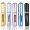 5 Pcs Bouteille Vaporisateur de Parfum, 5ml Mini portable Atomiseur Réutilisable, Avec fenêtre, Bouteille de Parfum Rechargea