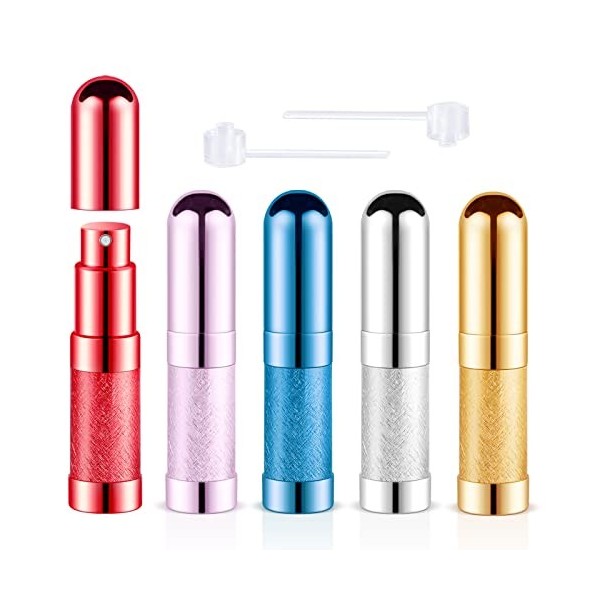 Awumbuk 4 Pièces 6 ml Flacon Parfum Vide, Haute Qualité Atomiseur De Parfum Rechargeable, Lavable Vaporisateur Parfum Recharg