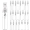 Phomanttonary Lot de 24 Pièces Mini Vaporisateurs de Parfum, Flacon Pulvérisateur Vide en Transparent de 5ML pour Échantillon