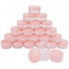 24 Pièces Pot Vide Cosmétiques Petit Pot 10ml Contenant Voyage Contenant Échantillon Voyage Plastique Transparente Petite Boi