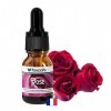 FoxCoh, Rose 10ml, Huile essentielle Concentré de parfum - Pipette - Diffusion, Cosmétique, Massage, Bain aromatique - DIY 