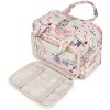 Narwey Trousse de Toilette Grande Femme Sac de Toilette Accessoires de Voyage Trousse Maquillage Femme Organisateurs de Toile