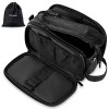 Elviros Trousse de Toilette pour Homme, Grande Capacité, Trousse de Maquillage avec Imperméable PU, avec Sac Étanche, 30,5 x 