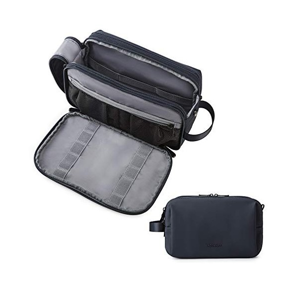 BAGSMART Trousse de Toilette Homme Voyage Accessoires Grande Trousse Toilette Imperméable Trousse Maquillage Femme Sac de Toi