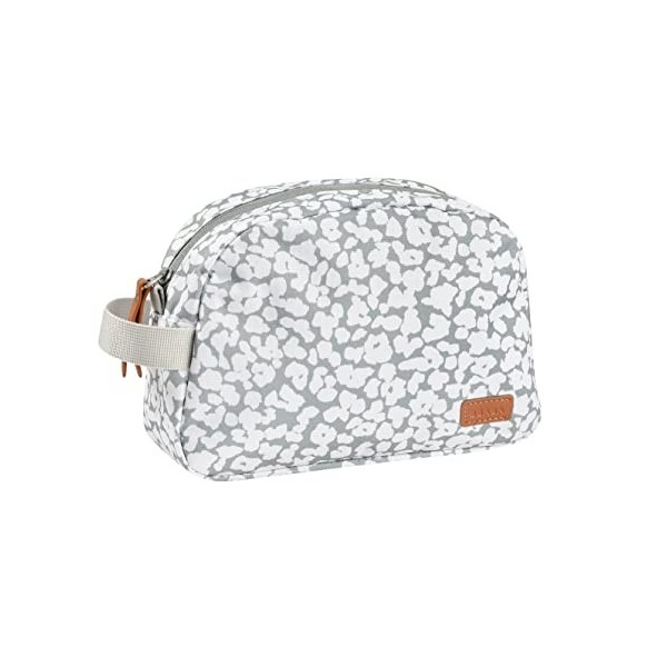 BÉABA, Trousse de toilette Bebe, Trousse de Soin bebe, Sac Geneve, Tissu Impermeable, 2 poches intérieures, Vert sauge