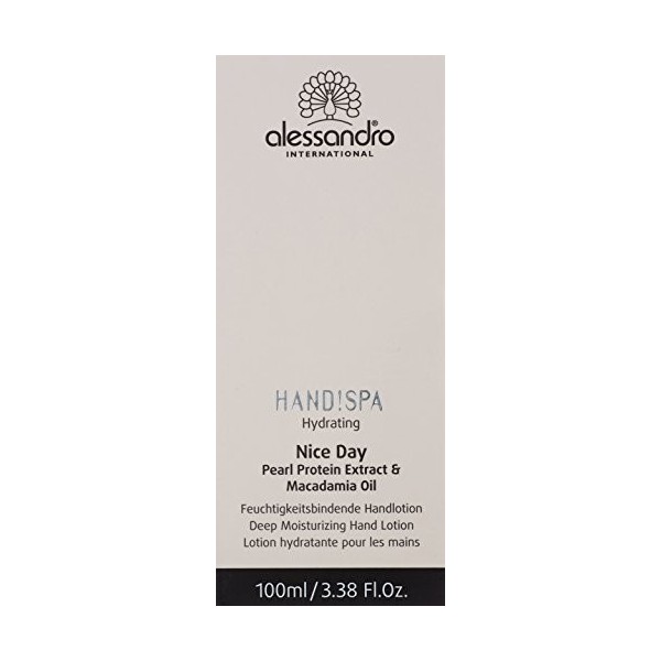 Alessandro Manos Spa Hidratante Nice Day Crema de Manos, 1er Pack 1 x 100 ml 