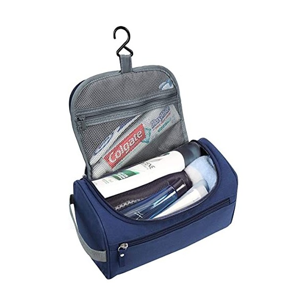 Trousse de Toilette Organisateuer de Toilette Sac de Toilette Homme Femme étanche Kit de Rasage Cosmétique Organisateur avec 